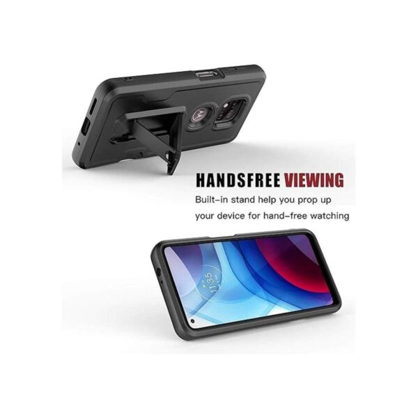 BEYOND CELL Compatible con Moto G Power 2021 Armor Kombo_3