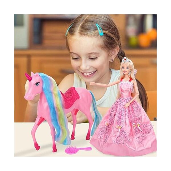 BETTINA Juego de muñecas de princesa de unicornio con_4