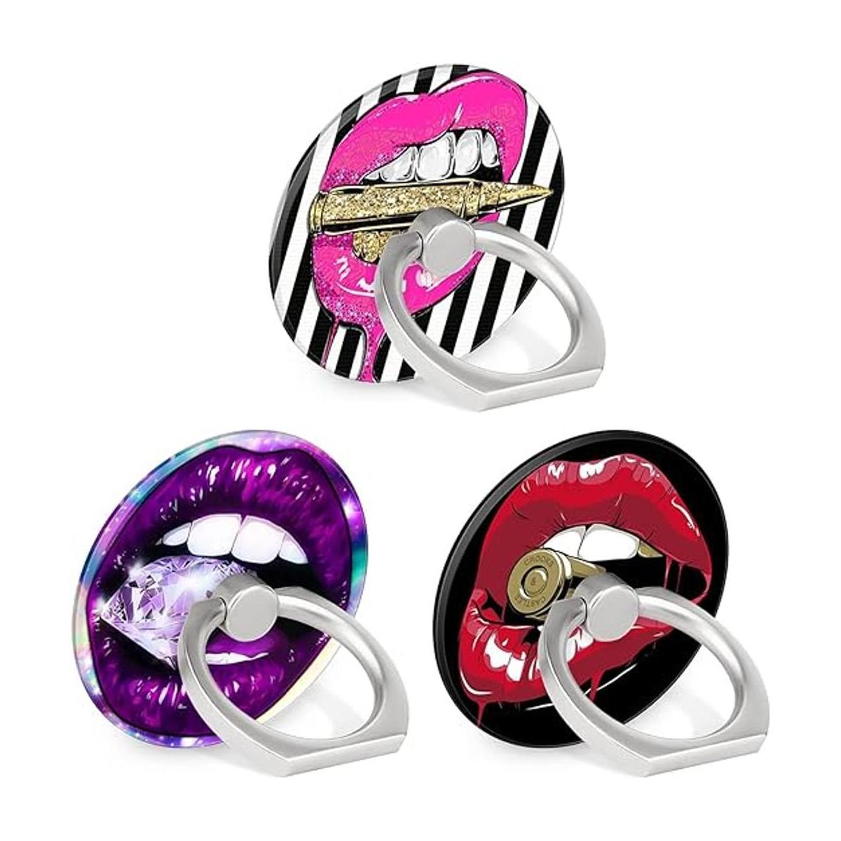 BF2JK Paquete de tres soportes para anillos de teléfono