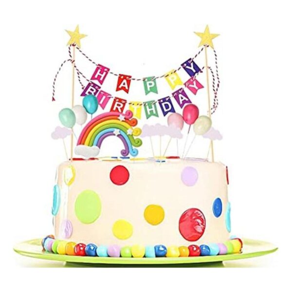 BIEUFBJI Lnclude Decoración para tartas de 15 piezas_1