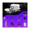 BIGASUO Proyector Bluetooth HD mejorado reproductor de DVD_6