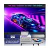BIGASUO Proyector Bluetooth HD mejorado reproductor de DVD_2