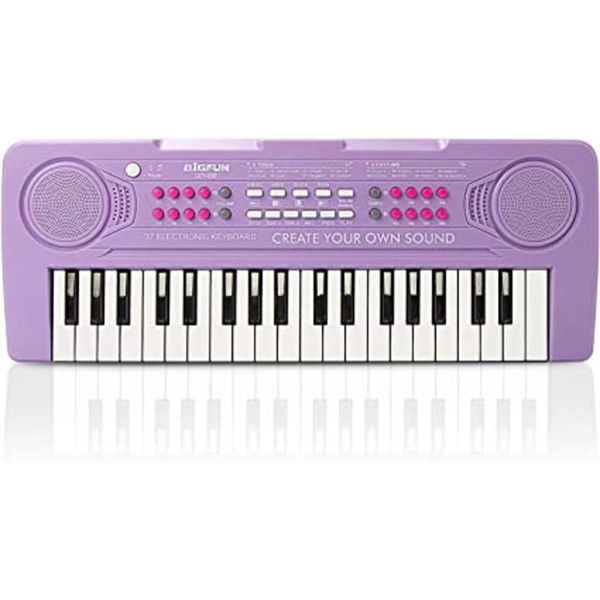 BIGFUN Piano de teclado para niños 37 teclas piano de