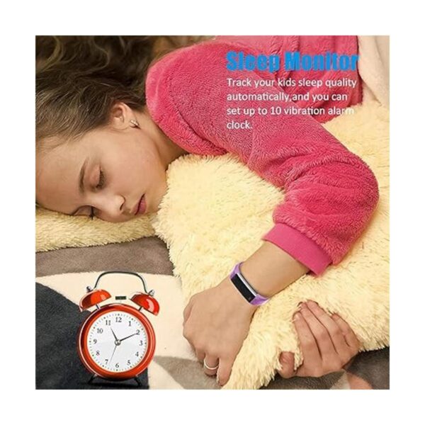 BIGGERFIVE Reloj rastreador de fitness para niños y niñas_4