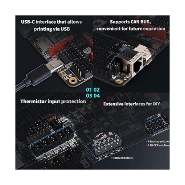 BIGTREETECH Placa de control Octopus V1.1 compatible con