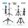 BILIONE Soporte de trípode para cámara web soporte de_3