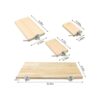 BILLIOTEAM Plataforma de madera para pájaros 4 tamaños_2