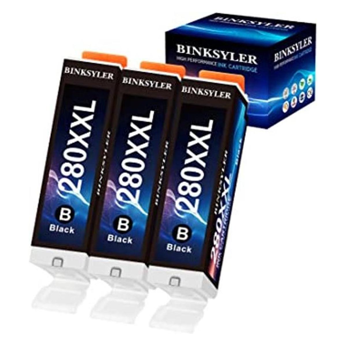 BINKSYLER Cartucho de tinta compatible con 280 PGBK para