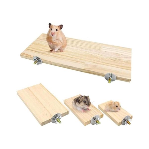 BILLIOTEAM Plataforma de madera para pájaros 4 tamaños_1