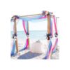 BIT.FLY Camino de mesa de organza transparente de 394 x