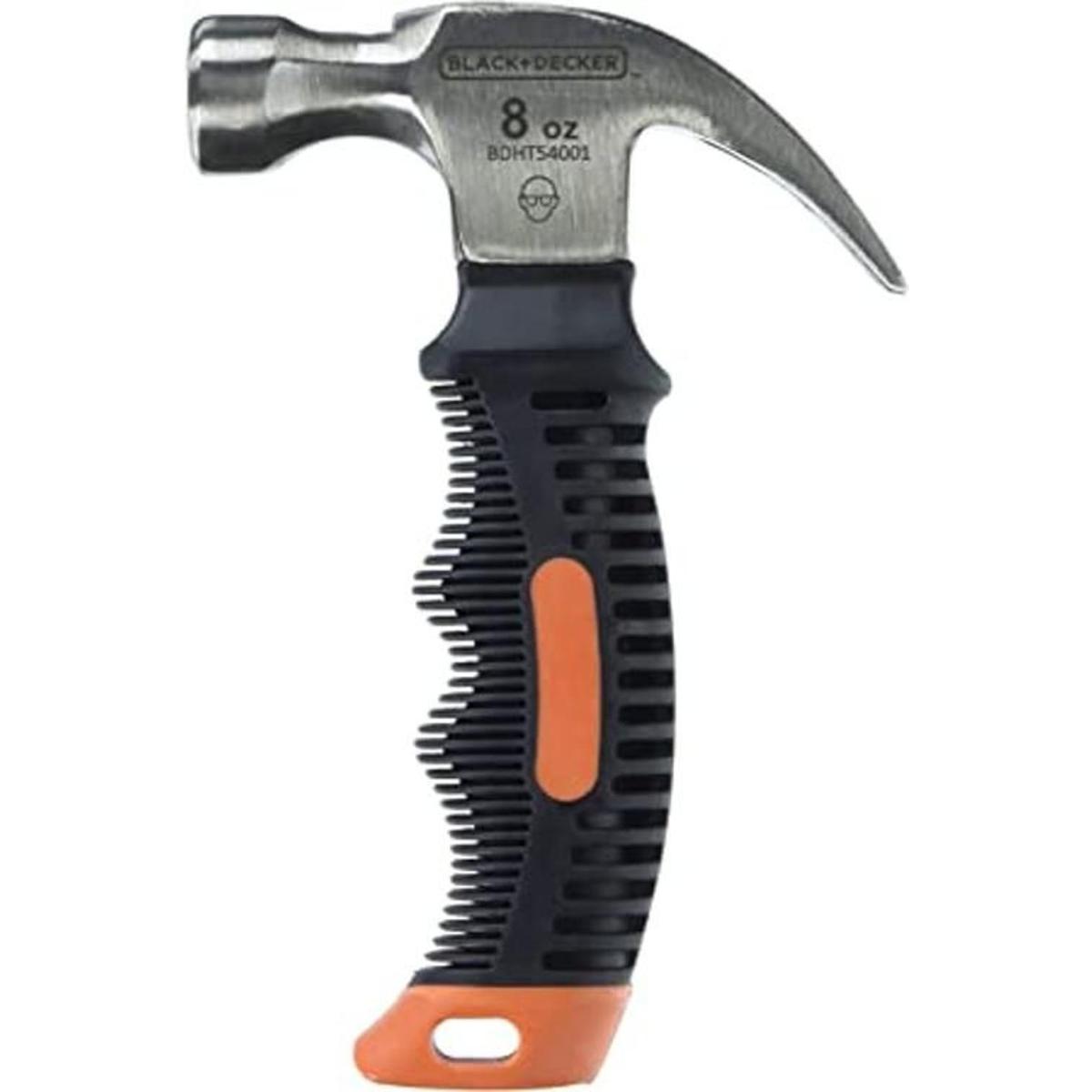 BLACKDECKER Stubby Small Hammer 8 oz BDHT54001
