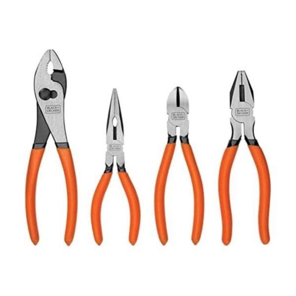 BLACKDECKER Juego de alicates 4 piezas BDHT84002_1