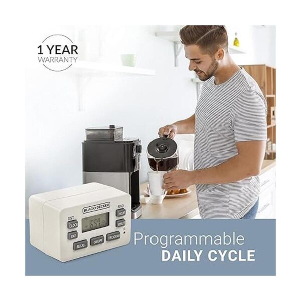BLACKDECKER Temporizadores de luz programables para