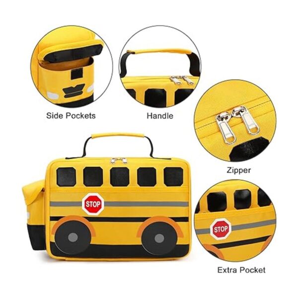 BLUBOON Lonchera aislada para niños y niñas bolsas de_3
