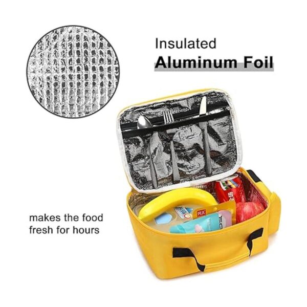 BLUBOON Lonchera aislada para niños y niñas bolsas de_5