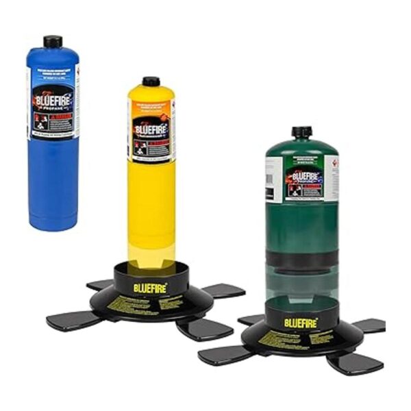 BLUEFIRE Soporte de cilindro de gas combustible de doble_2