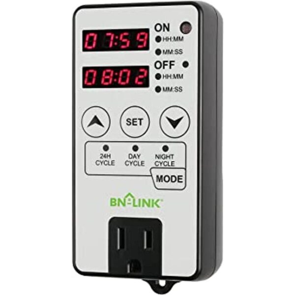 BNLINK Temporizador digital intermitente de ciclo de