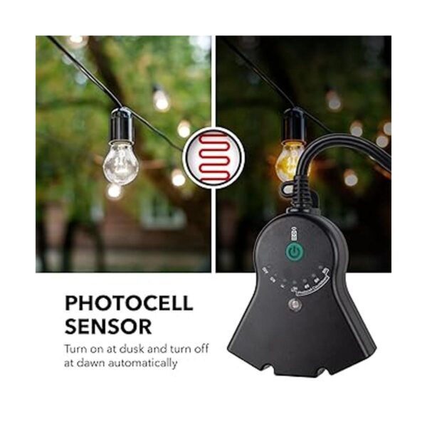 BNLINK Sensor de luz fotocélula fotoeléctrica resistente_3