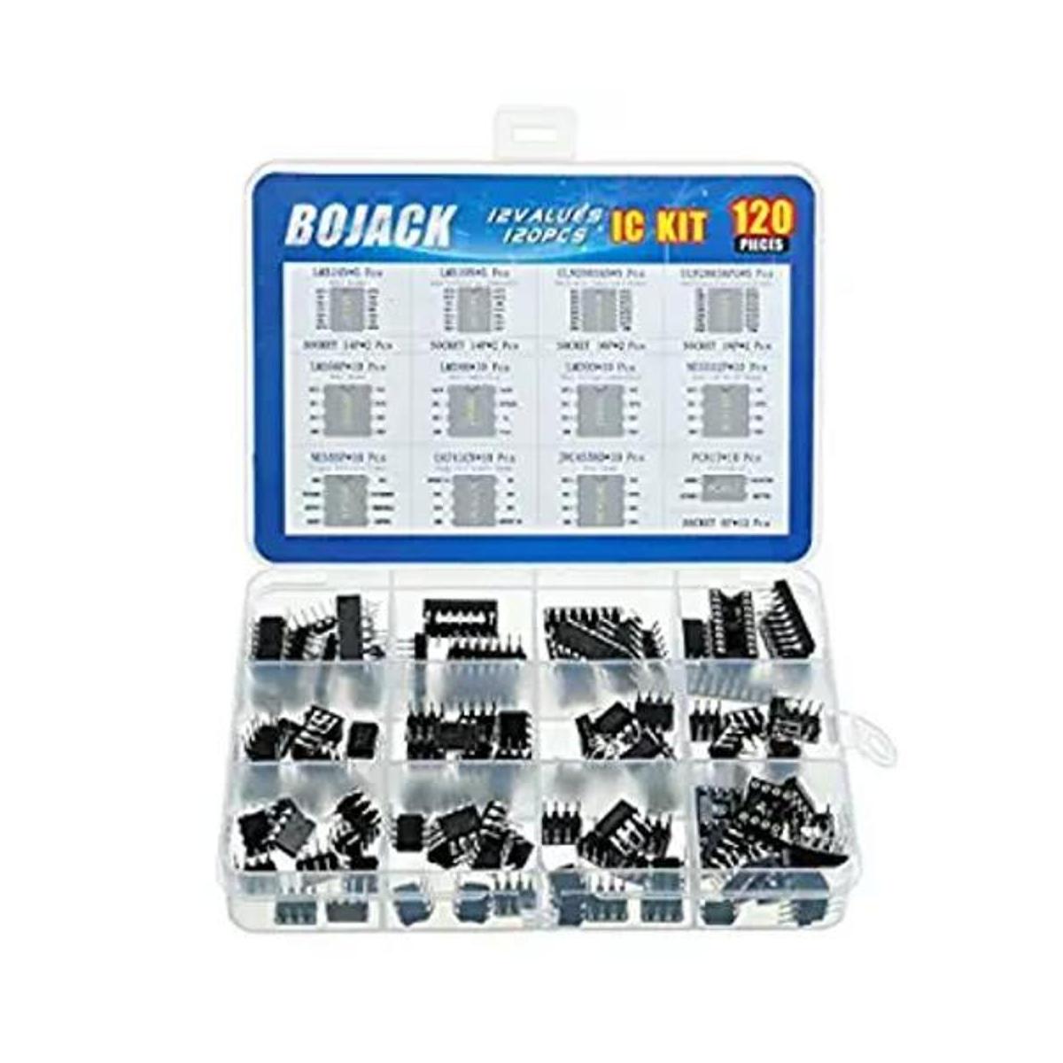 BOJACK 12 valores 120 piezas Opamp Timer Darlington