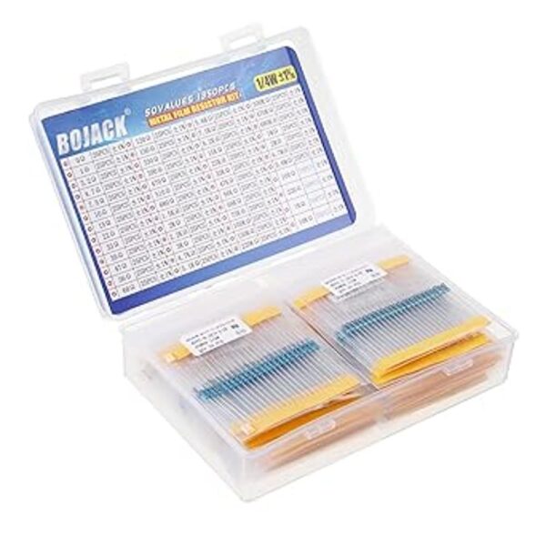 BOJACK Kit de resistencia de 50 valores de 1350 piezas de_2