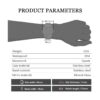 BOSCK Analog Mens Watch40mm Easy Read Auto Date and Day