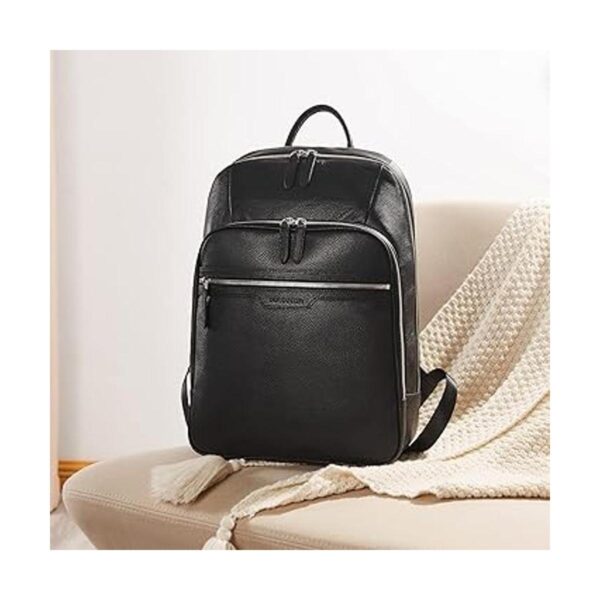 BOSTANTEN Mochila de cuero para hombre de 156 pulgadas