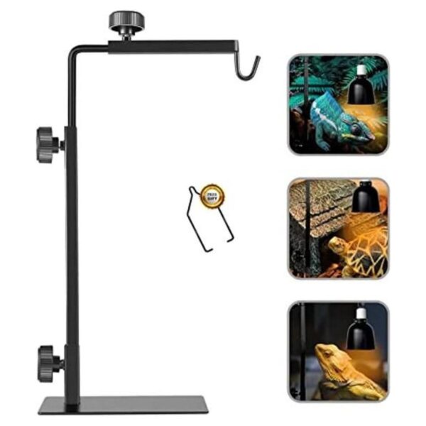 BOURDSERK Reptile Lamp Stand Adjustable 1631 Inch Domes_1