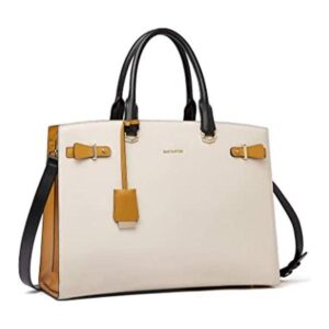 BOSTANTEN Maletín para mujer de 15.6 pulgadas de cuero_1
