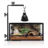 BOURDSERK Reptile Lamp Stand Adjustable 1631 Inch Domes_5
