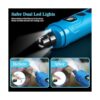 BOUSNIC Molinillo de uñas para perros con 2 luces LED muy