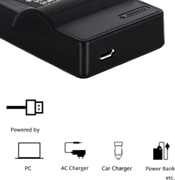 BP808 Cargador USB para cámara Canon FS100 FS200 FS300_2