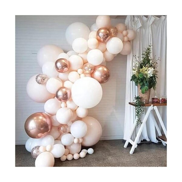 BParty Kit de arco de guirnalda de globos de oro rosa 156_6