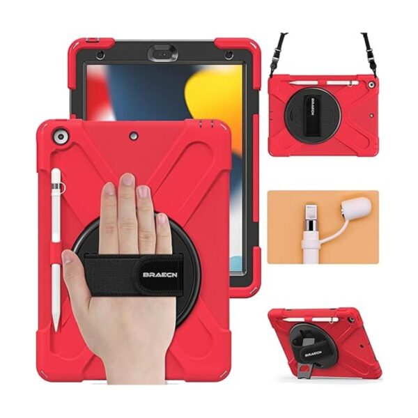 BRAECN Funda resistente para iPad 9 8 7 generación 10.2_1