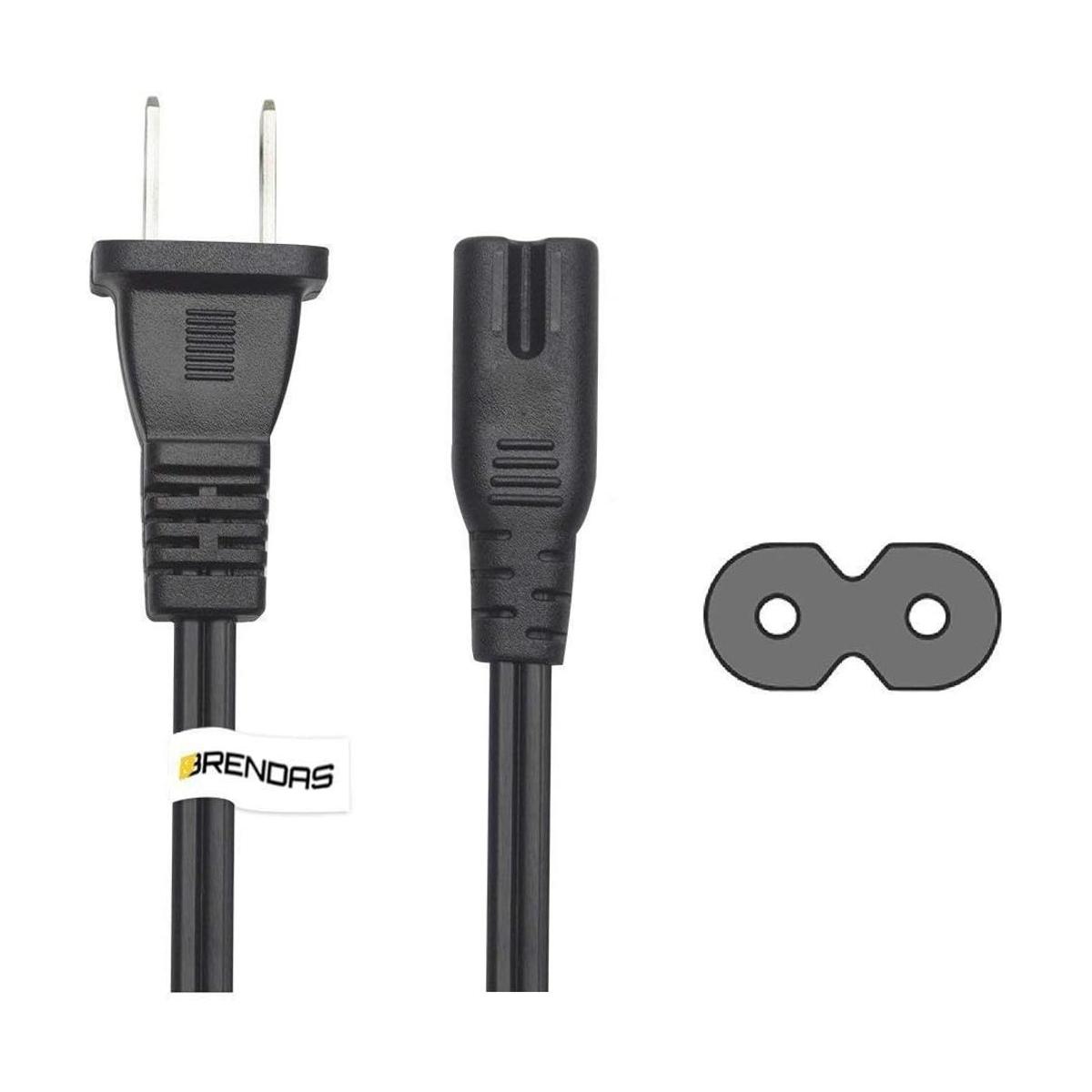 BRENDAZ Cable de alimentación para impresora de 2 ranuras