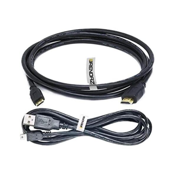 BRENDAZ Kit de cables HDMI y USB para videocámara Canon_1