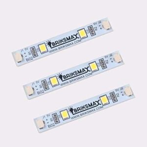 BRIKSMAX Tira de luces LED de color blanco cálido para_1