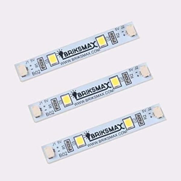 BRIKSMAX Tira de luces LED de color blanco cálido para_1