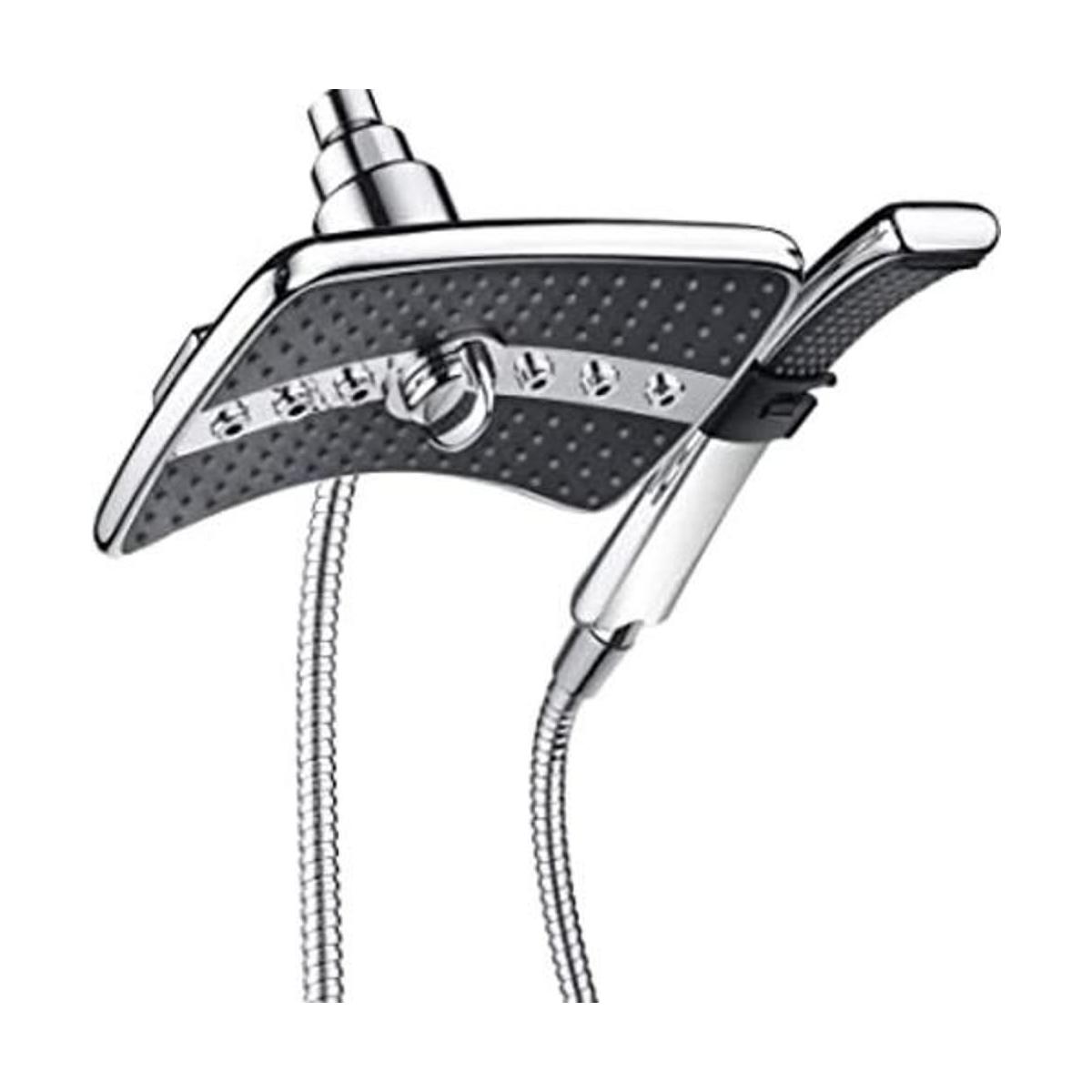 BRIGHT SHOWERS Combo de cabezal de ducha doble juego de
