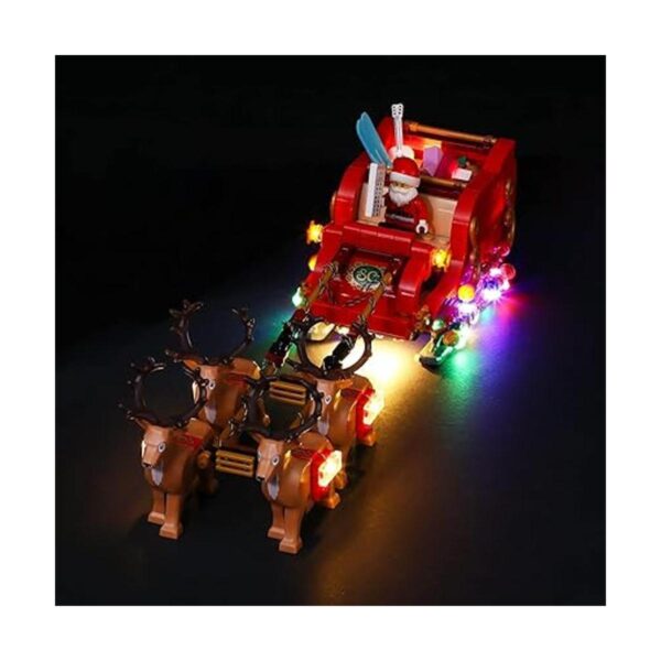 BRIKSMAX Kit de iluminación LED para trineo de Santa_2