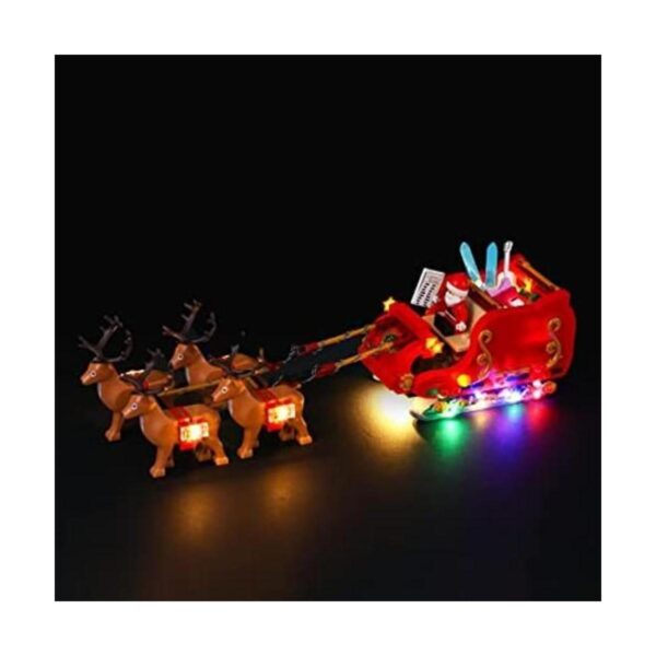 BRIKSMAX Kit de iluminación LED para trineo de Santa_1