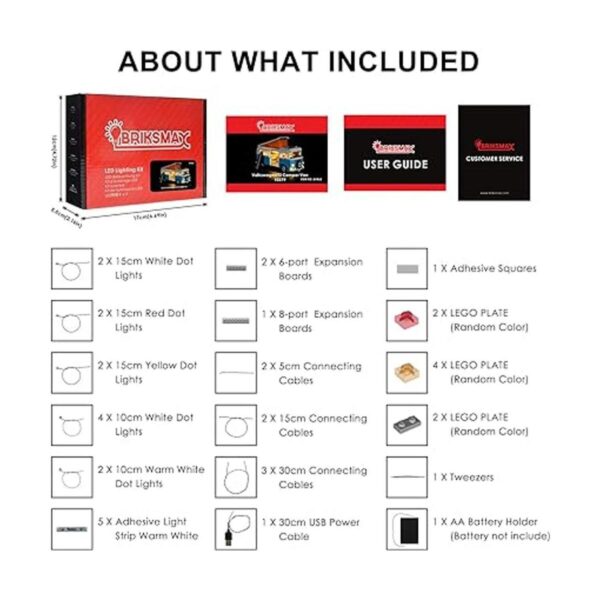 BRIKSMAX Kit de iluminación LED para camioneta T2_6