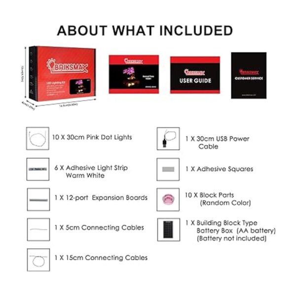 BRIKSMAX Kit de iluminación LED para árbol bonsái_6