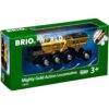 BRIO World 33630 Mighty Golden Action Locomotora Tren de
