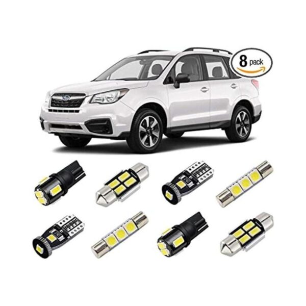 BRISHINE Kit de luces LED interiores blancas para Subaru_1