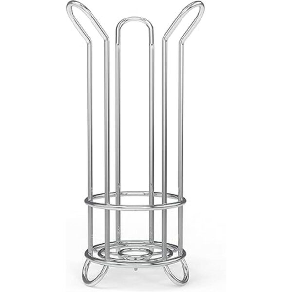 BROOKSTONE Soporte de papel higiénico cromado