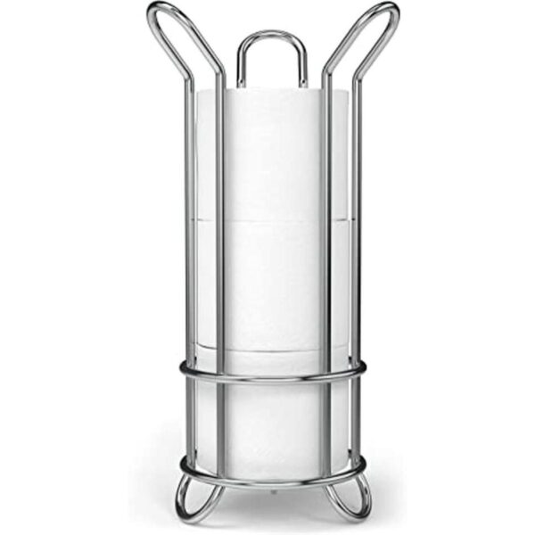 BROOKSTONE Soporte de papel higiénico cromado