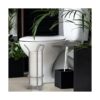 BROOKSTONE Soporte de papel higiénico cromado