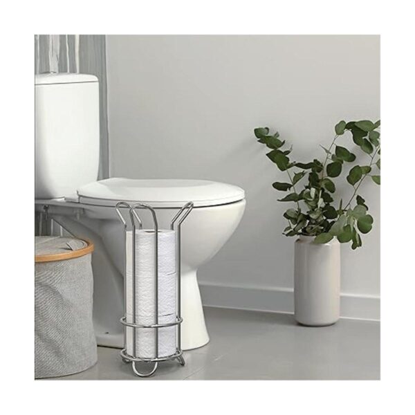 BROOKSTONE Soporte de papel higiénico cromado