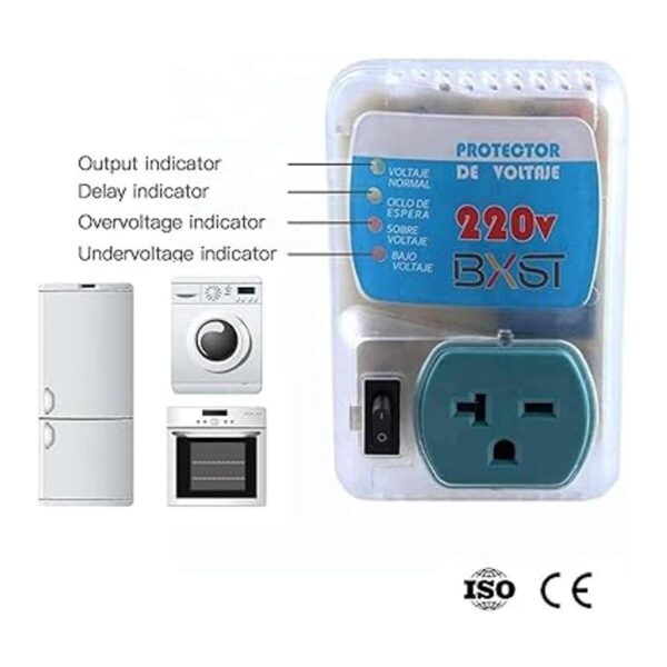 BSEED Protector electrónico contra sobretensiones para_4