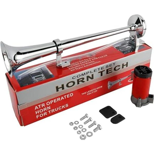 BTSHUB Bocina de aire de trompeta individual de 12 V con_2